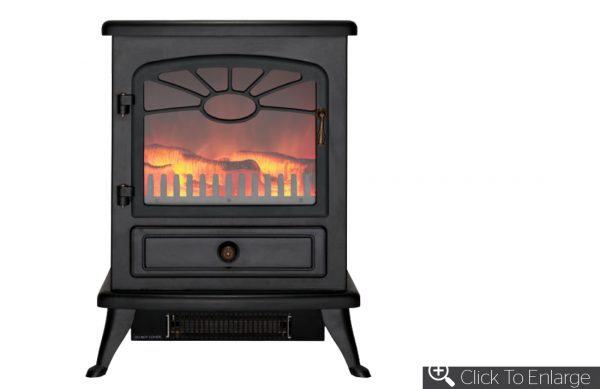 ES2000 Black electric fire