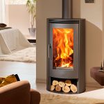 panadero delta ecodesign wood burning stove