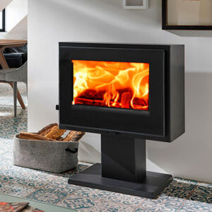 panadero verne ecodesign wood burning stove