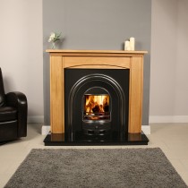 54" Tollymore oak fireplace