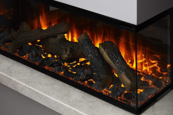 Forest 870 electric fire close up